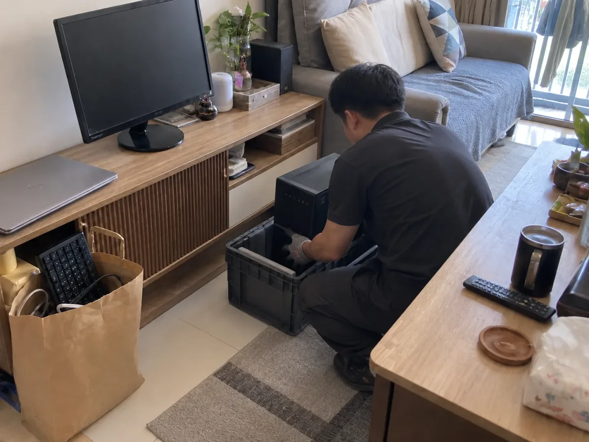 西環整理搬運中