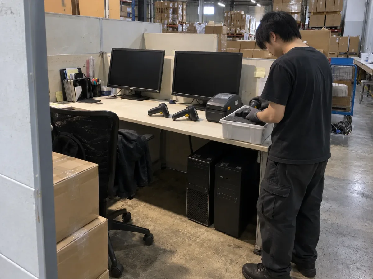 青衣整理搬運中